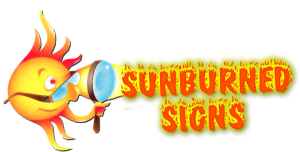 sunburnt signs